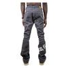 Armor Jeans Mens Digital Print Stacked Jeans RM210SK - 1 Black