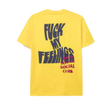 Anti Social Social Club Fuck My Feelings Yellow