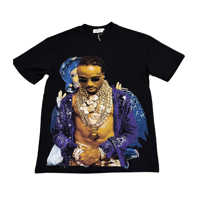 APPRV Mens AMGM Nazrene Crew Neck T-Shirt AMGM0014 Black