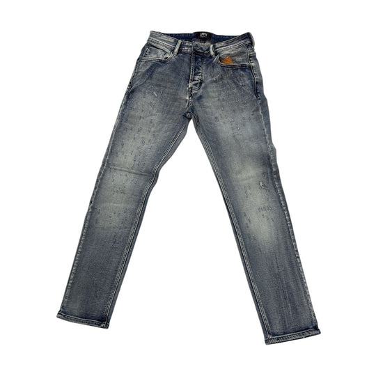 APPRV Mens Denim Jeans AP-028DM Light Wash