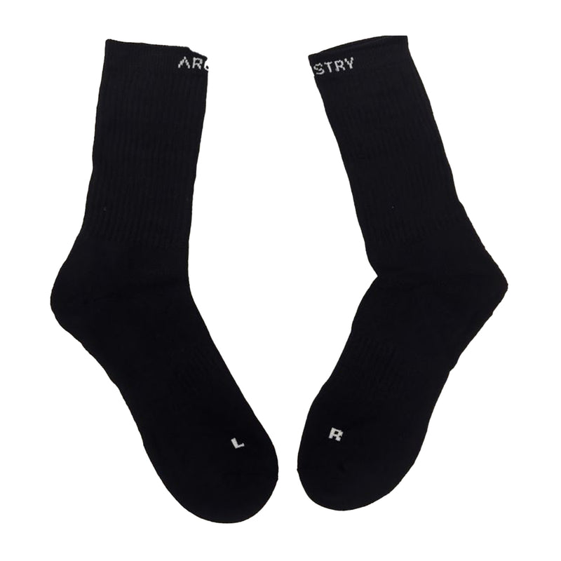Archive Ministry Unisex Logo Socks 101-0076 Black