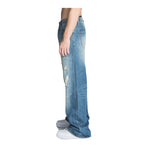 Armor Jeans Mens Non Stretch Baggy Jeans AJ09B-3 Md Blue