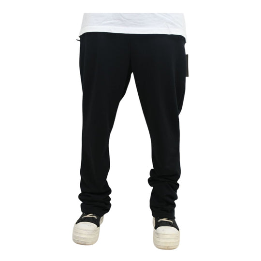 Armor Jeans Mens Stacked Sweatpants M5690-AJSKP Black