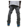 Armor Jeans Mens Stacked Sweatpants M5690-AJSKP Grey