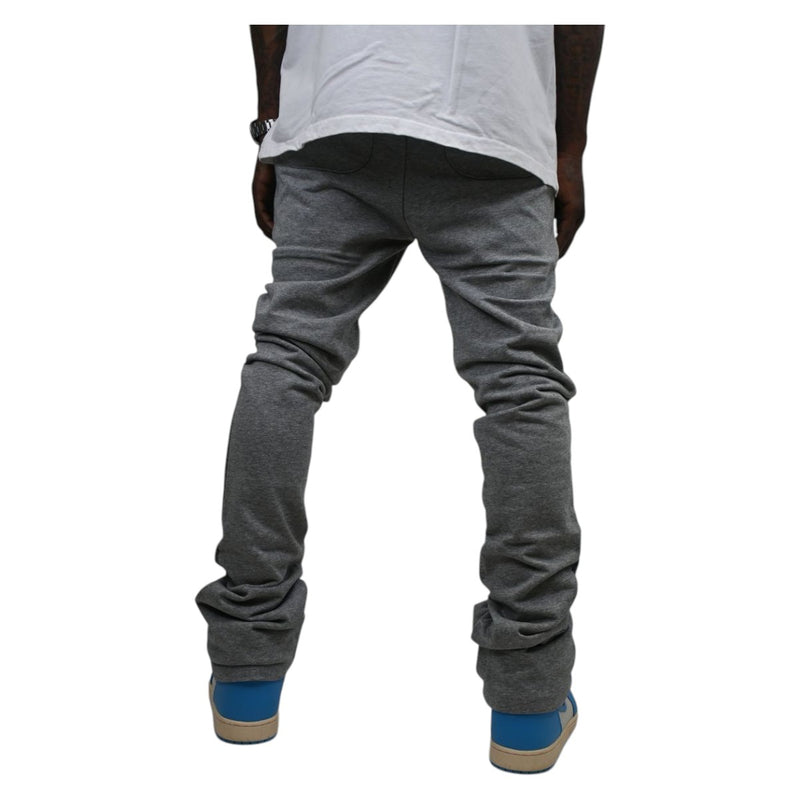 Armor Jeans Mens Stacked Sweatpants M5690-AJSKP Grey