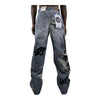 Armor Jeans Mens Digital Print Baggy Jeans RM204B-2 LT Blue