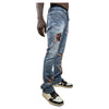 Armor Jeans Mens Digital Print Stacked Jeans RM205SK-2 LT Blue