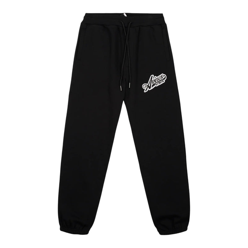 Avirex Mens Script Joggers AVF241B51-001 Black