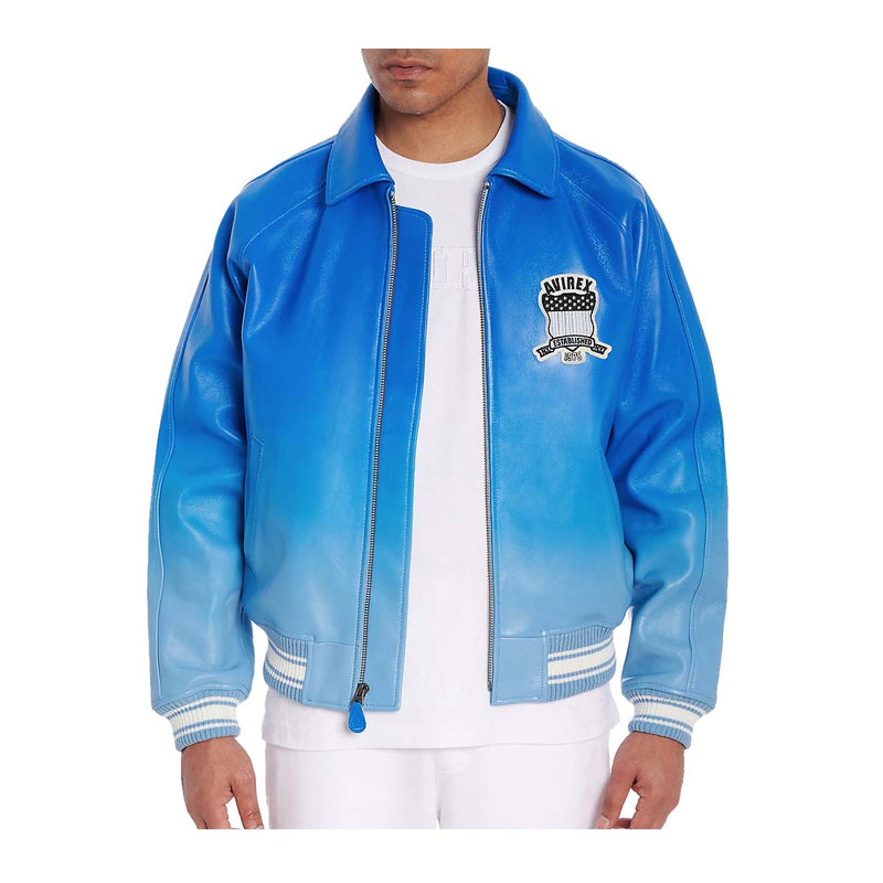 Avirex Mens Ombre Icon Jacket AVS223O08-450 Blue