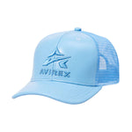 Avirex Mens Leather Mesh Hat AVS22BA91-450 Sky Blue