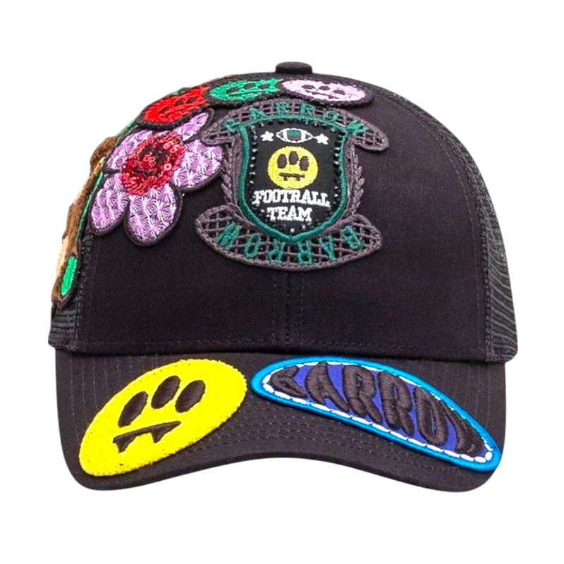 Barrow Unisex Classic Trucker Hat S5BWUABC102-110 Nero/Black