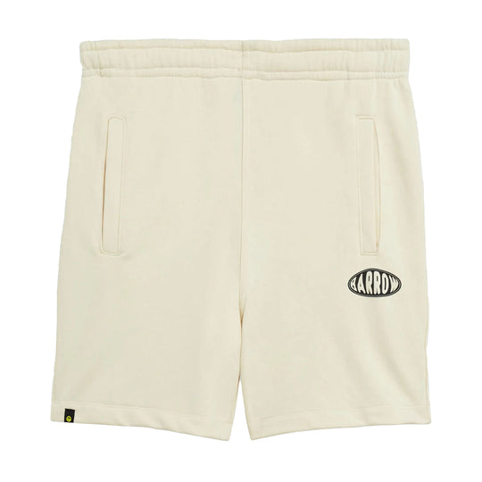 Barrow Unisex Logo Print Sweatshorts S5BWUABE064-BW029 Vanilla