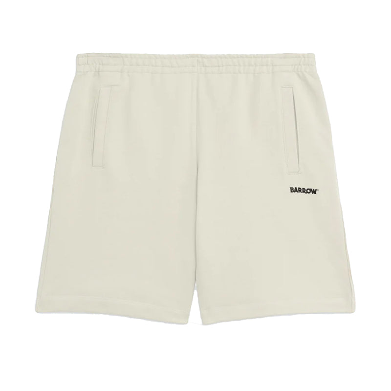 Barrow Unisex Poplin Shorts S5BWUABE093-BW029 Vanilla