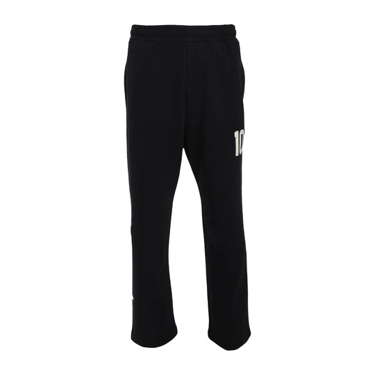 Barrow Unisex Number Print Sweatpants S5BWUAFP025-110 Nero/Black