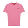 Barrow Unisex Cream Print Crew Neck T-Shirt S5BWUATH161-BW036 Prism Pink