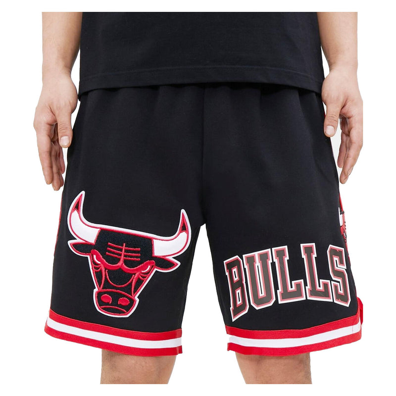 Pro Standard Mens NBA Chicago Bulls Logo Pro Team Shorts BCB351809-BLK Black