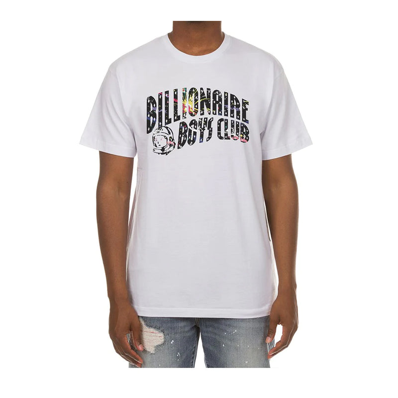 Billionaire Boys Club Mens Cosmic Arch SS T-Shirt 9200-White