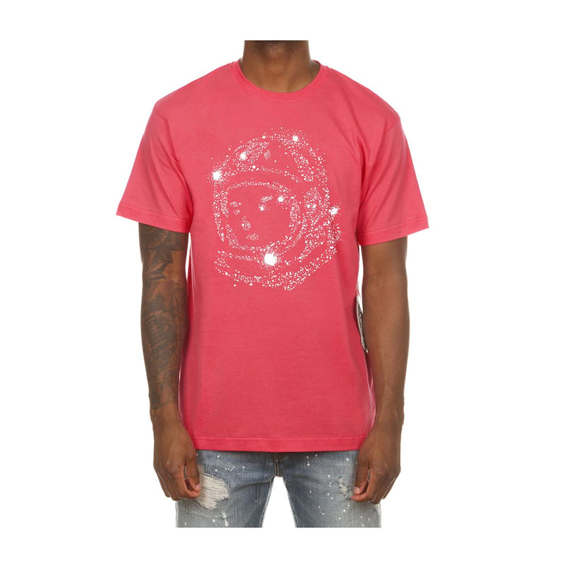 Billionaire Boys Club Mens Hyades SS T-Shirt 9206-Paradise Pink