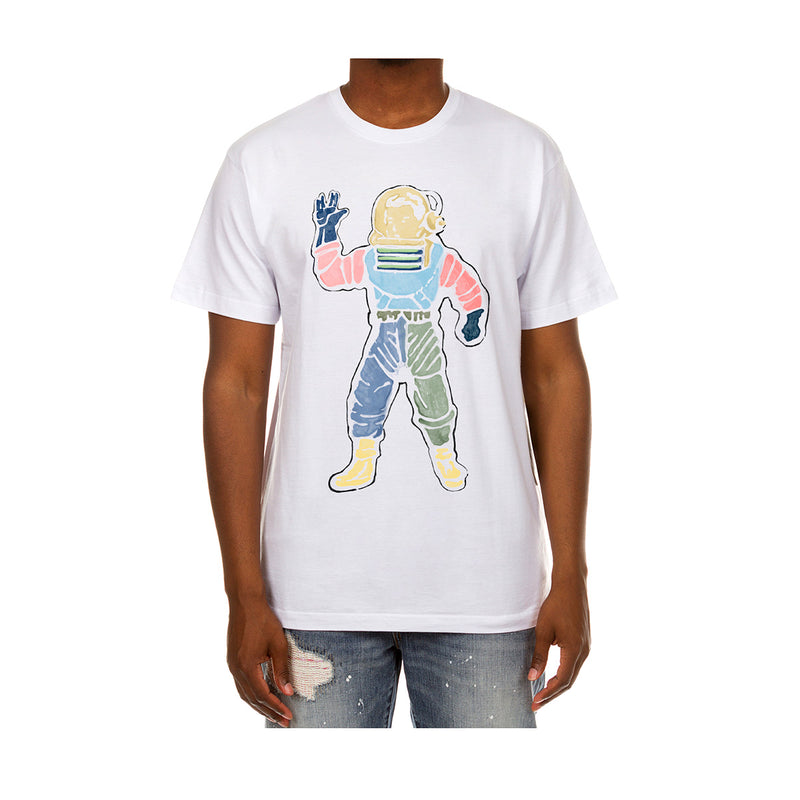 Billionaire Boys Club Mens Astro Crew Neck T-Shirt 2203-006 White