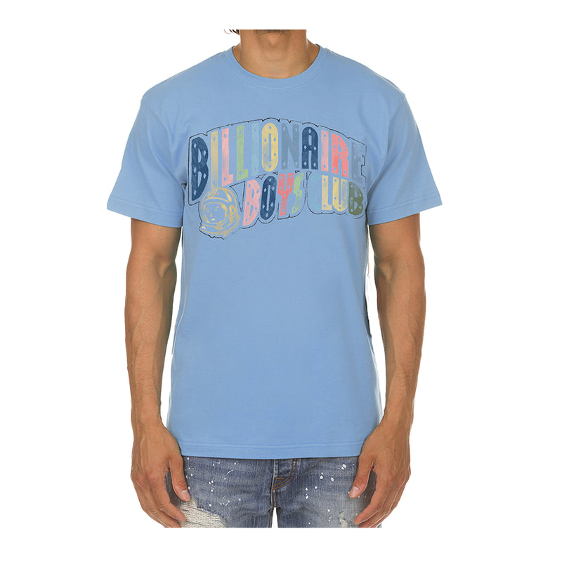 Billionaire Boys Club Mens Arch Crew Neck T-Shirt 2204-545 Placid Blue