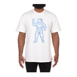 Billionaire Boys Club Mens Washed Astro Crew Neck T-Shirt 2307-521 Gardenia