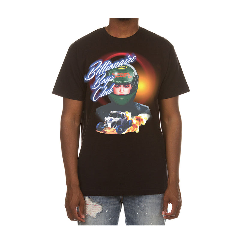 Billionaire Boys Club Mens Racer Crew Neck T-Shirt 3203-011 Black