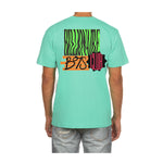 Billionaire Boys Club Mens Astro Blur Crew Neck T-Shirt 3205-579 Ice Green
