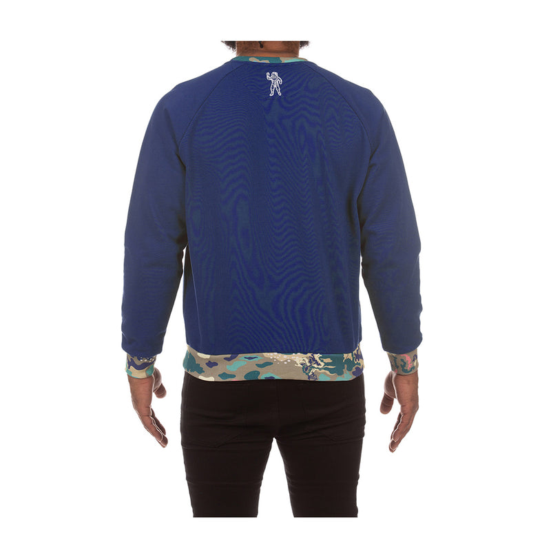 Billionaire Boys Club Mens Formation Long Sleeve Sweatshirt 7302-310 Blue Depths