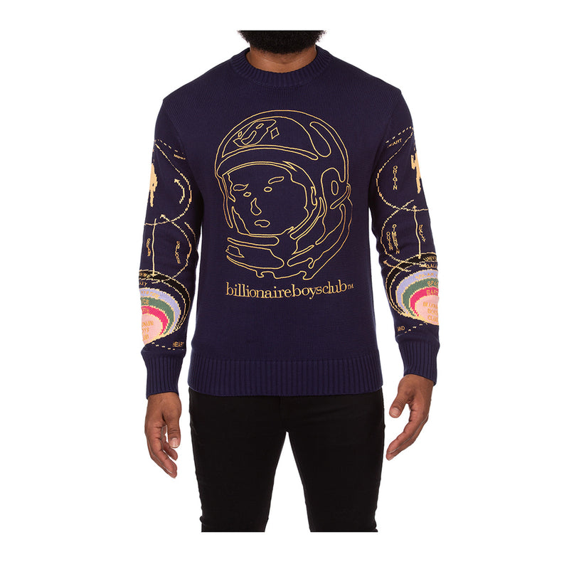Billionaire Boys Club Mens Cycles Sweatshirt 8501-600 Maritime