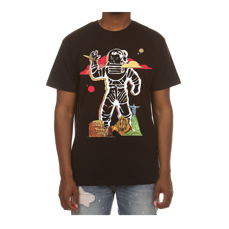 Billionaire Boys Club Mens Astro Wonder Crew Neck T-Shirt 2207-011 Black