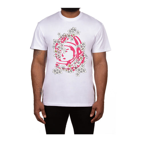 Billionaire Boys Club Mens Marigold Crew Neck T-Shirt 3202-239 Bleach White