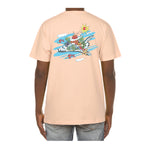 Billionaire Boys Club Mens In Clouds Crew Neck T-Shirt 841-3203-150 Beige