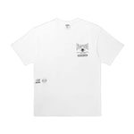 Billionaire Boys Club Mens Whim Records Crew Neck T-Shirt 4209-239 Bleach White