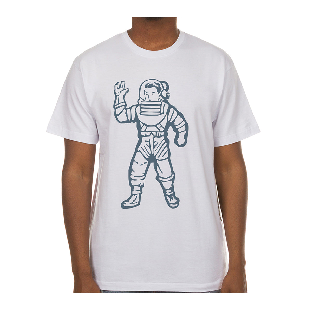Billionaire Boys Club Mens Molecules Temp Color Change Print Crew Neck T-Shirt 6207-006 White