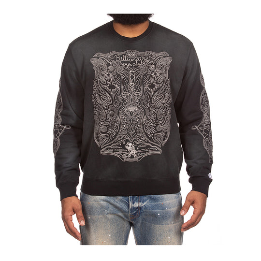Billionaire Boys Club Mens Shooting Star Sweatshirt 8301-001 Black