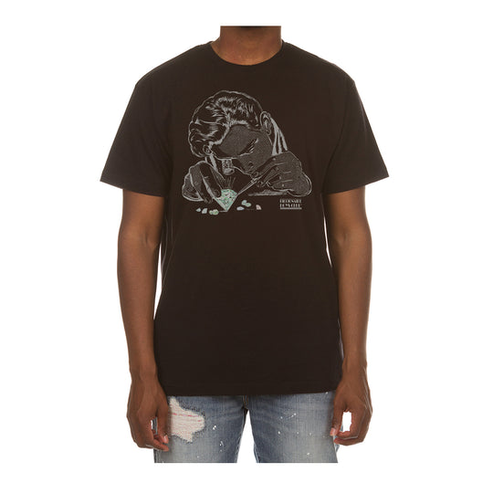 Billionaire Boys Club Mens Diamonds Crew Neck T-Shirt 2200-001 Black