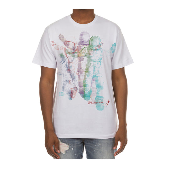 Billionaire Boys Club Mens Astro Crew Neck T-Shirt 2202-100 White