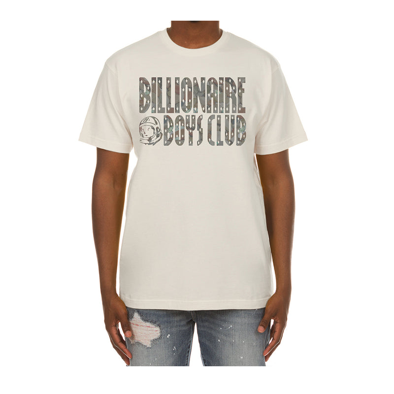 Billionaire Boys Club Mens Hiden Gems Crew Neck T-Shirt 2205-302 Gardenia