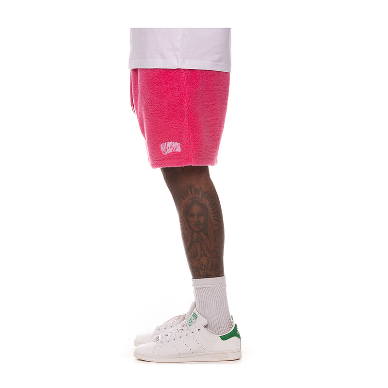 Billionaire Boys Club Mens Comfy Cloud Shorts 3104-660 Carmine Rose