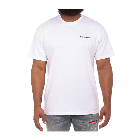 Billionaire Boys Club Mens Company Knit Crew Neck T-Shirt 3302-100 White