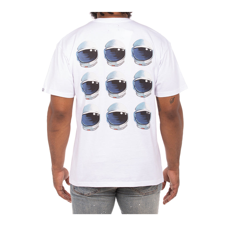 Billionaire Boys Club Mens Company Knit Crew Neck T-Shirt 3302-100 White