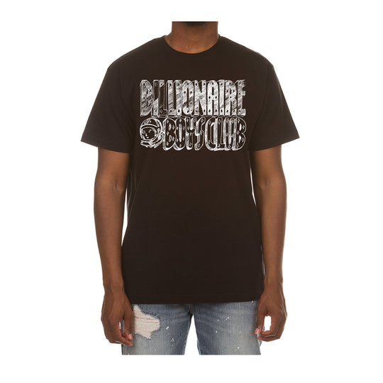 Billionaire Boys Club Mens Sketch Crew Neck T-Shirt 4200-001 Black