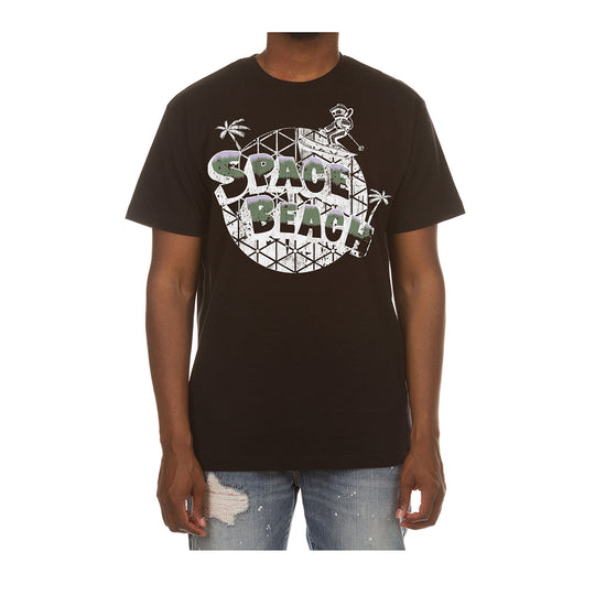 Billionaire Boys Club Mens Space Epcot Crew Neck T-Shirt 4204-001 Black