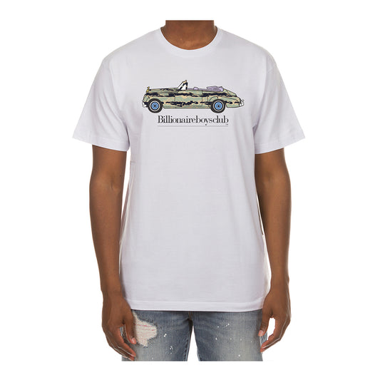 Billionaire Boys Club Mens Rolls Crew Neck T-Shirt 4205-100 White