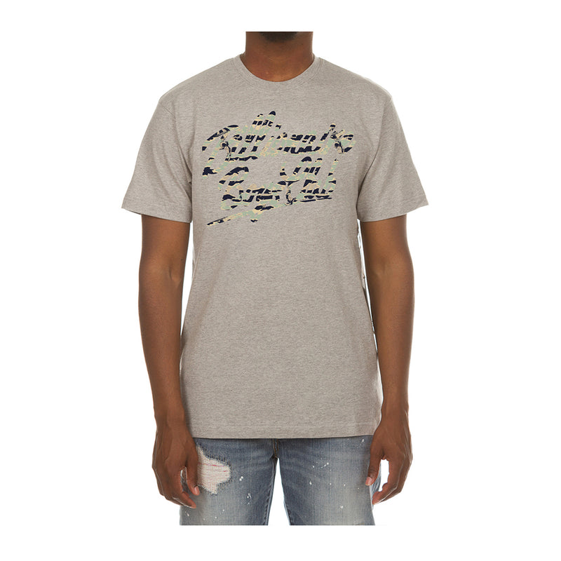 Billionaire Boys Club Mens Sign Crew Neck T-Shirt 4210-020 H. Grey