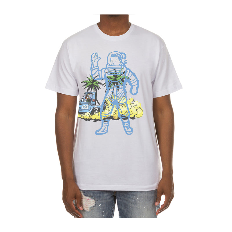 Billionaire Boys Club Mens Space Sand Crew Neck T-Shirt 4213-100 White