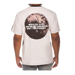 Billionaire Boys Club Mens Beyond Knit Oversized Crew Neck T-Shirt 4309-302 Gardenia