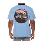 Billionaire Boys Club Mens Beyond Knit Oversized Crew Neck T-Shirt 4309-400 Little Boy Blue