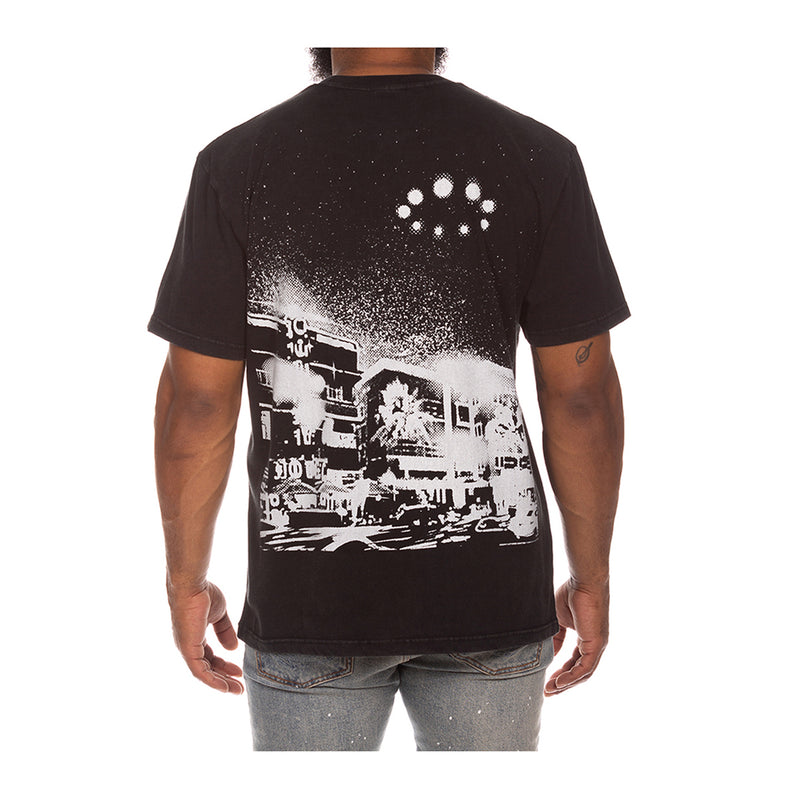 Billionaire Boys Club Mens Sighting Knit Oversized Crew Neck T-Shirt 4312-001 Black