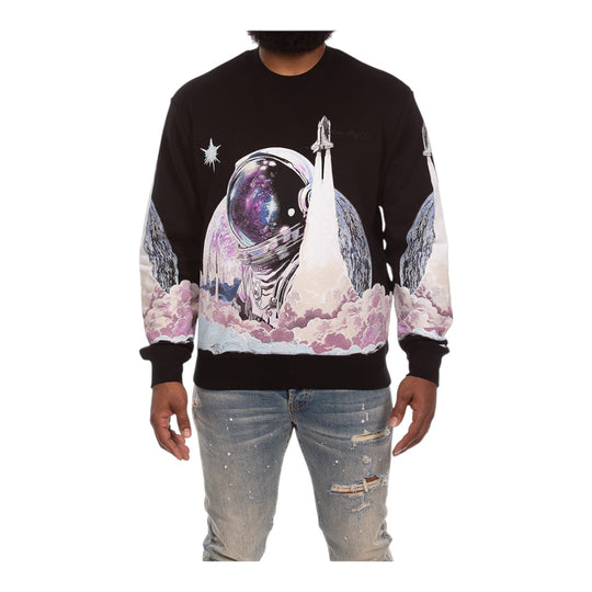 Billionaire Boys Club Mens Destination Sweatshirt 851-7308-001 Black